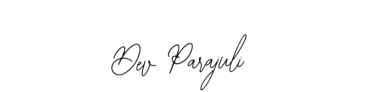 Also You can easily find your signature by using the search form. We will create Dev Parajuli name handwritten signature images for you free of cost using Bearetta-2O07w sign style. Dev Parajuli signature style 12 images and pictures png