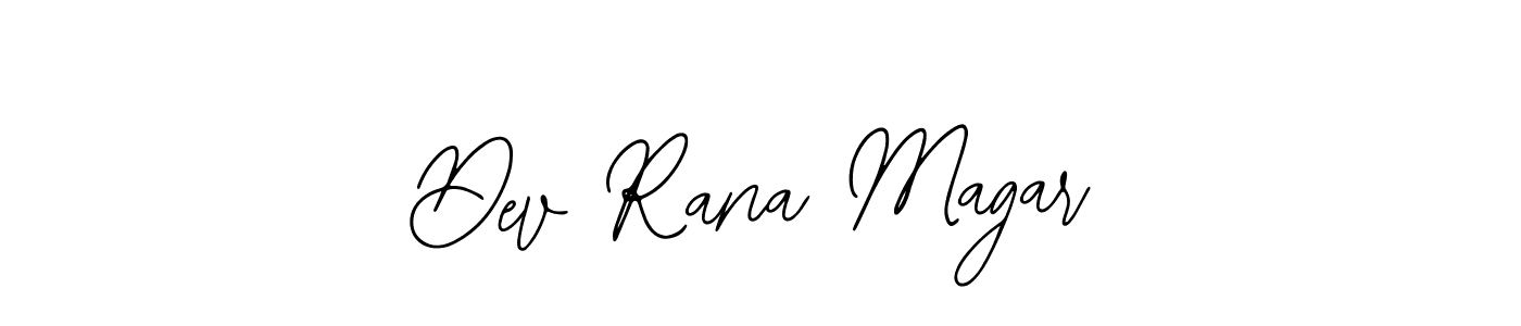 Also You can easily find your signature by using the search form. We will create Dev Rana Magar name handwritten signature images for you free of cost using Bearetta-2O07w sign style. Dev Rana Magar signature style 12 images and pictures png