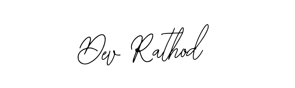 Design your own signature with our free online signature maker. With this signature software, you can create a handwritten (Bearetta-2O07w) signature for name Dev Rathod. Dev Rathod signature style 12 images and pictures png