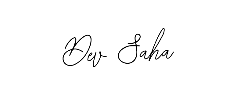 You should practise on your own different ways (Bearetta-2O07w) to write your name (Dev Saha) in signature. don't let someone else do it for you. Dev Saha signature style 12 images and pictures png