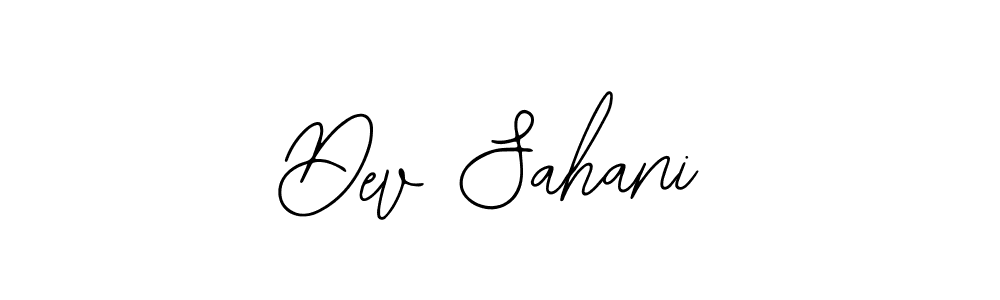 Also we have Dev Sahani name is the best signature style. Create professional handwritten signature collection using Bearetta-2O07w autograph style. Dev Sahani signature style 12 images and pictures png