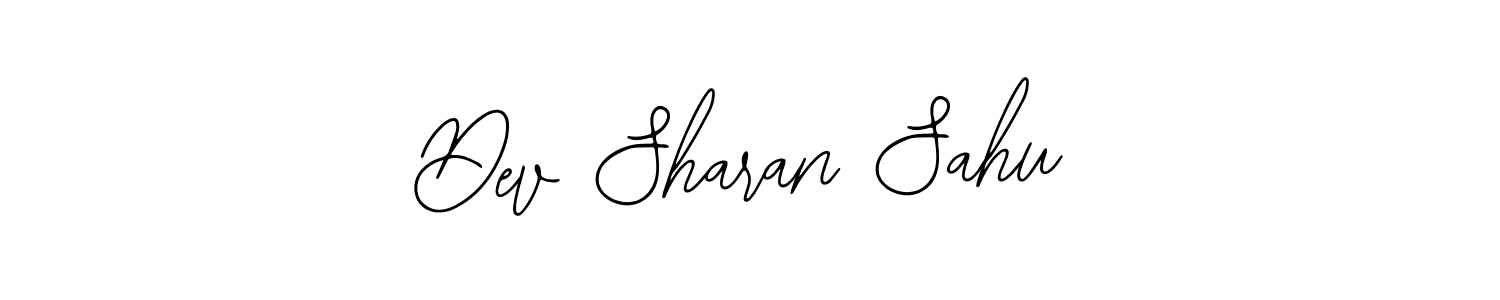 How to make Dev Sharan Sahu name signature. Use Bearetta-2O07w style for creating short signs online. This is the latest handwritten sign. Dev Sharan Sahu signature style 12 images and pictures png