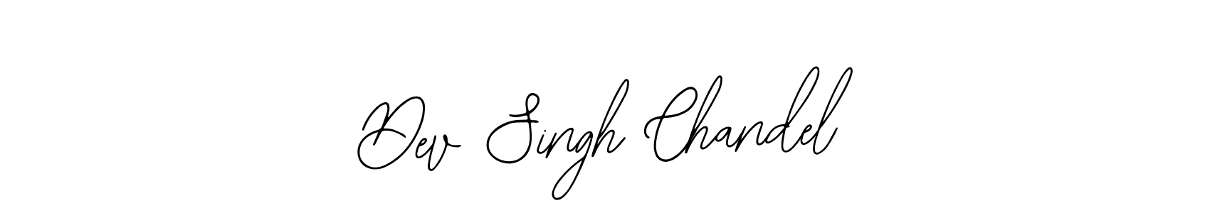 You should practise on your own different ways (Bearetta-2O07w) to write your name (Dev Singh Chandel) in signature. don't let someone else do it for you. Dev Singh Chandel signature style 12 images and pictures png