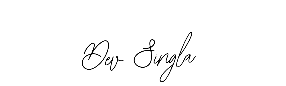 Dev Singla stylish signature style. Best Handwritten Sign (Bearetta-2O07w) for my name. Handwritten Signature Collection Ideas for my name Dev Singla. Dev Singla signature style 12 images and pictures png