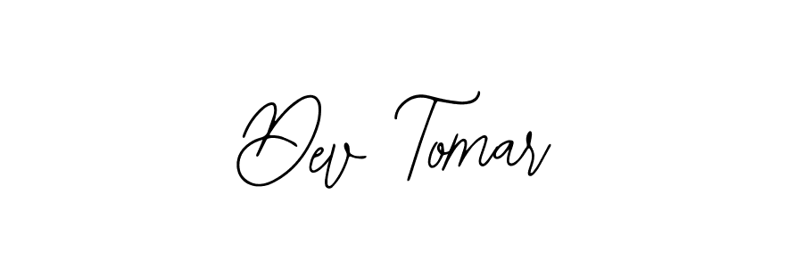 Design your own signature with our free online signature maker. With this signature software, you can create a handwritten (Bearetta-2O07w) signature for name Dev Tomar. Dev Tomar signature style 12 images and pictures png
