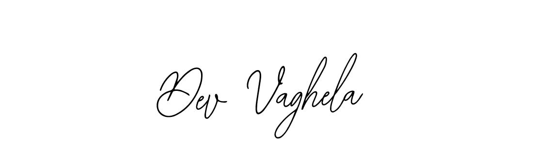 The best way (Bearetta-2O07w) to make a short signature is to pick only two or three words in your name. The name Dev Vaghela include a total of six letters. For converting this name. Dev Vaghela signature style 12 images and pictures png