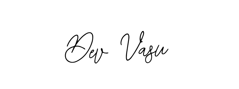 Use a signature maker to create a handwritten signature online. With this signature software, you can design (Bearetta-2O07w) your own signature for name Dev Vasu. Dev Vasu signature style 12 images and pictures png