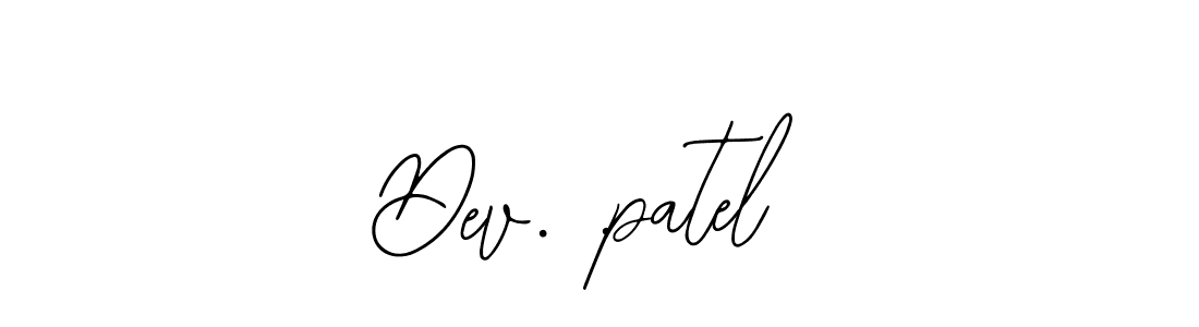 Similarly Bearetta-2O07w is the best handwritten signature design. Signature creator online .You can use it as an online autograph creator for name Dev. .patel. Dev. .patel signature style 12 images and pictures png