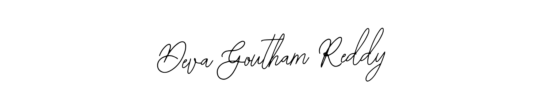 How to make Deva Goutham Reddy signature? Bearetta-2O07w is a professional autograph style. Create handwritten signature for Deva Goutham Reddy name. Deva Goutham Reddy signature style 12 images and pictures png