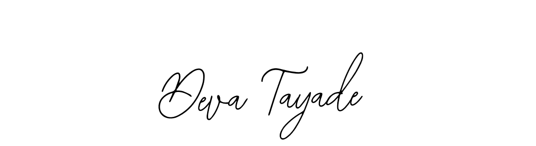 It looks lik you need a new signature style for name Deva Tayade. Design unique handwritten (Bearetta-2O07w) signature with our free signature maker in just a few clicks. Deva Tayade signature style 12 images and pictures png