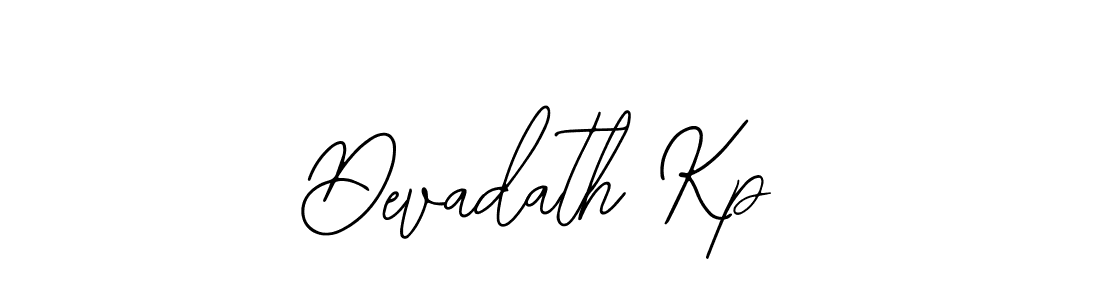 Use a signature maker to create a handwritten signature online. With this signature software, you can design (Bearetta-2O07w) your own signature for name Devadath Kp. Devadath Kp signature style 12 images and pictures png