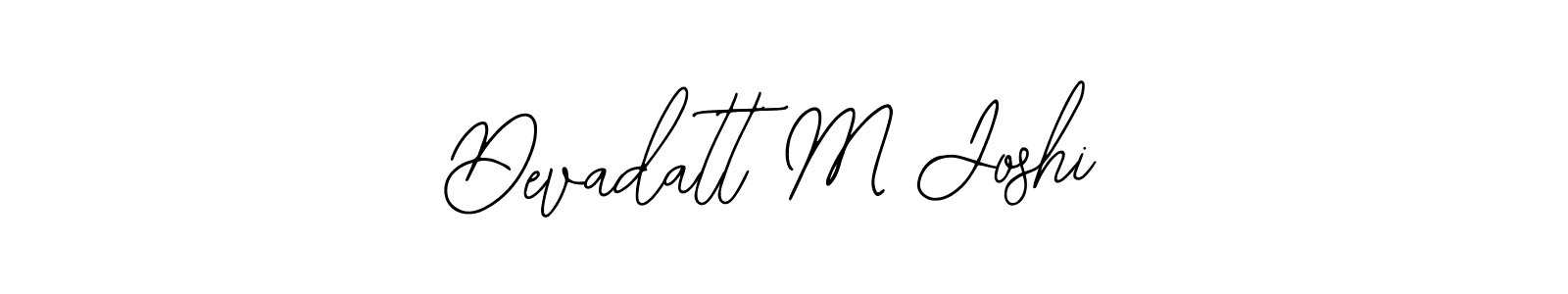 Design your own signature with our free online signature maker. With this signature software, you can create a handwritten (Bearetta-2O07w) signature for name Devadatt M Joshi. Devadatt M Joshi signature style 12 images and pictures png