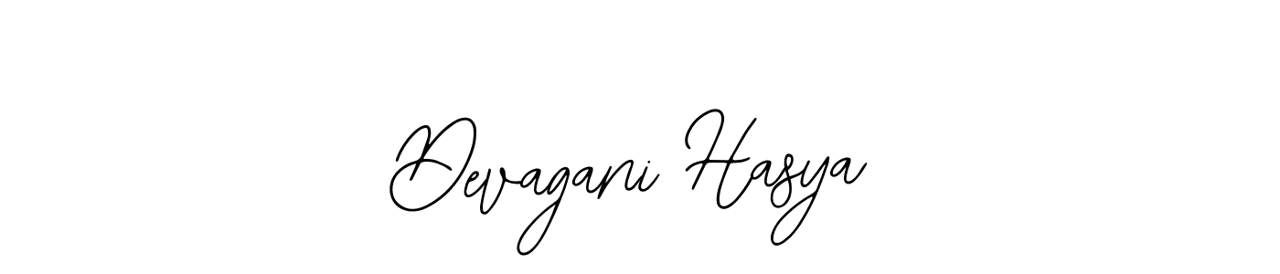 How to make Devagani Hasya signature? Bearetta-2O07w is a professional autograph style. Create handwritten signature for Devagani Hasya name. Devagani Hasya signature style 12 images and pictures png