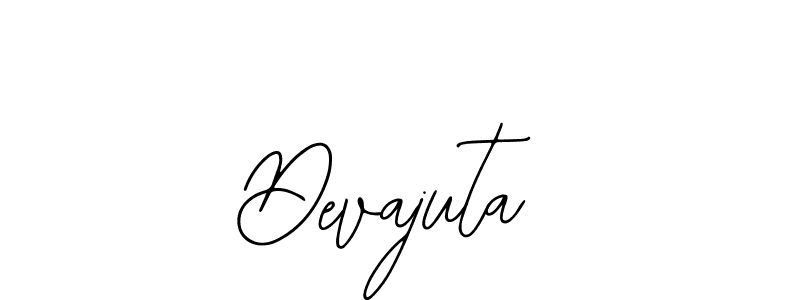 The best way (Bearetta-2O07w) to make a short signature is to pick only two or three words in your name. The name Devajuta include a total of six letters. For converting this name. Devajuta signature style 12 images and pictures png