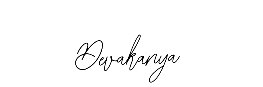 Design your own signature with our free online signature maker. With this signature software, you can create a handwritten (Bearetta-2O07w) signature for name Devakanya. Devakanya signature style 12 images and pictures png