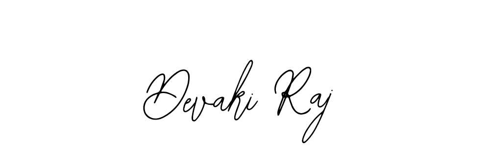 How to make Devaki Raj name signature. Use Bearetta-2O07w style for creating short signs online. This is the latest handwritten sign. Devaki Raj signature style 12 images and pictures png