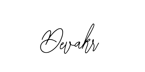 How to make Devakr name signature. Use Bearetta-2O07w style for creating short signs online. This is the latest handwritten sign. Devakr signature style 12 images and pictures png