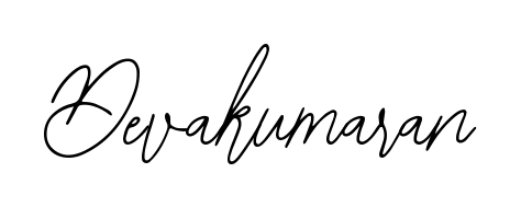 Create your official email sign-off with Devakumaran name in Bearetta-2O07w style. Crisp, clean, and perfectly legible across all screens. Devakumaran signature style 12 images and pictures png