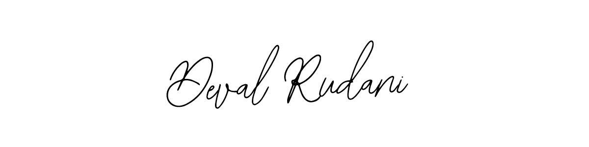 How to make Deval Rudani name signature. Use Bearetta-2O07w style for creating short signs online. This is the latest handwritten sign. Deval Rudani signature style 12 images and pictures png