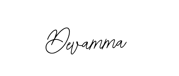 How to make Devamma signature? Bearetta-2O07w is a professional autograph style. Create handwritten signature for Devamma name. Devamma signature style 12 images and pictures png