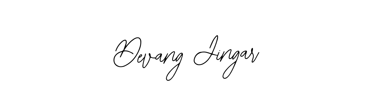 The best way (Bearetta-2O07w) to make a short signature is to pick only two or three words in your name. The name Devang Jingar include a total of six letters. For converting this name. Devang Jingar signature style 12 images and pictures png