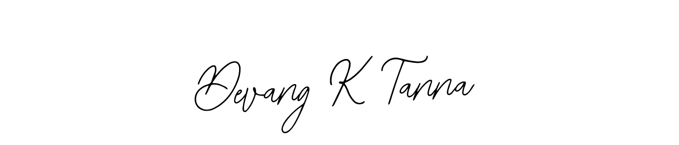 You should practise on your own different ways (Bearetta-2O07w) to write your name (Devang K Tanna) in signature. don't let someone else do it for you. Devang K Tanna signature style 12 images and pictures png