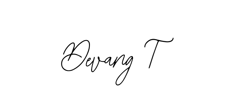 if you are searching for the best signature style for your name Devang T. so please give up your signature search. here we have designed multiple signature styles  using Bearetta-2O07w. Devang T signature style 12 images and pictures png