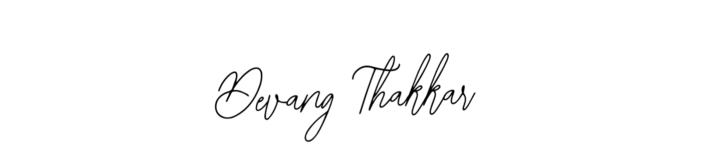 Devang Thakkar stylish signature style. Best Handwritten Sign (Bearetta-2O07w) for my name. Handwritten Signature Collection Ideas for my name Devang Thakkar. Devang Thakkar signature style 12 images and pictures png