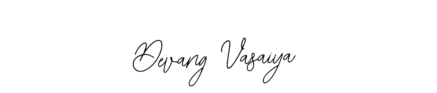 Make a beautiful signature design for name Devang Vasaiya. Use this online signature maker to create a handwritten signature for free. Devang Vasaiya signature style 12 images and pictures png