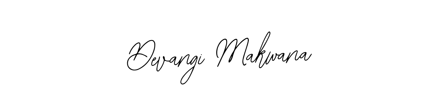 Use a signature maker to create a handwritten signature online. With this signature software, you can design (Bearetta-2O07w) your own signature for name Devangi Makwana. Devangi Makwana signature style 12 images and pictures png