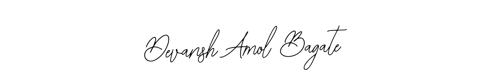 This is the best signature style for the Devansh Amol Bagate name. Also you like these signature font (Bearetta-2O07w). Mix name signature. Devansh Amol Bagate signature style 12 images and pictures png