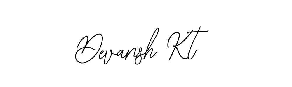 Also You can easily find your signature by using the search form. We will create Devansh Kt name handwritten signature images for you free of cost using Bearetta-2O07w sign style. Devansh Kt signature style 12 images and pictures png