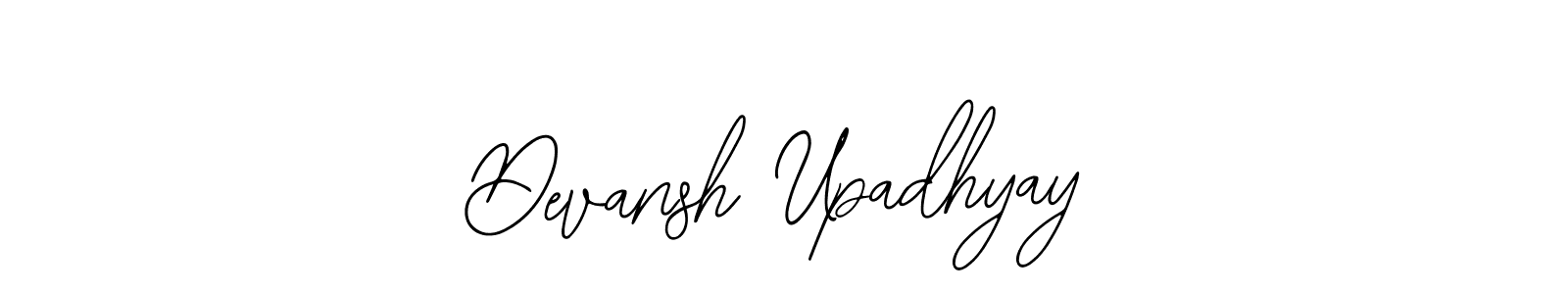 Make a beautiful signature design for name Devansh Upadhyay. With this signature (Bearetta-2O07w) style, you can create a handwritten signature for free. Devansh Upadhyay signature style 12 images and pictures png