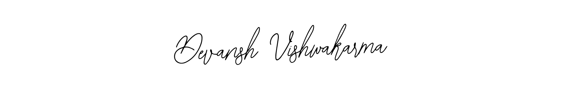 How to make Devansh Vishwakarma signature? Bearetta-2O07w is a professional autograph style. Create handwritten signature for Devansh Vishwakarma name. Devansh Vishwakarma signature style 12 images and pictures png