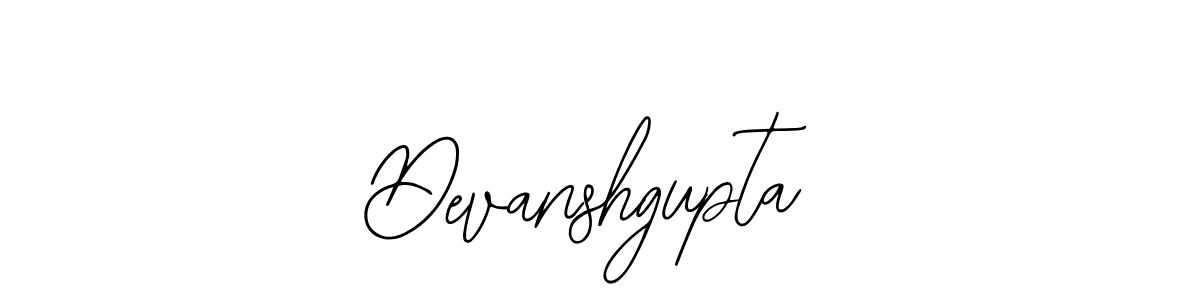 How to make Devanshgupta name signature. Use Bearetta-2O07w style for creating short signs online. This is the latest handwritten sign. Devanshgupta signature style 12 images and pictures png