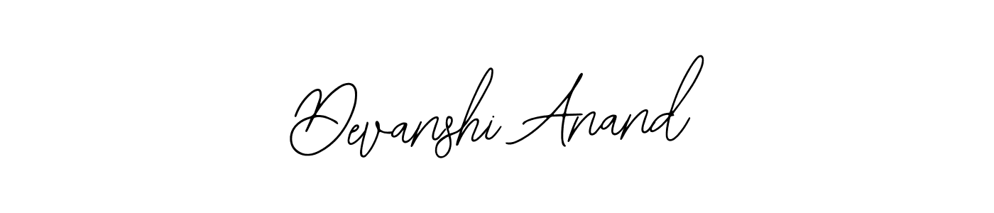 Use a signature maker to create a handwritten signature online. With this signature software, you can design (Bearetta-2O07w) your own signature for name Devanshi Anand. Devanshi Anand signature style 12 images and pictures png