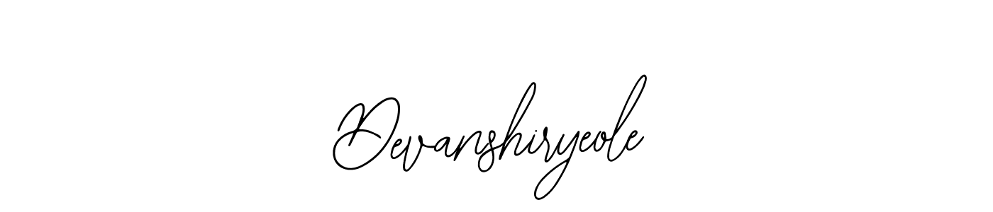 It looks lik you need a new signature style for name Devanshiryeole. Design unique handwritten (Bearetta-2O07w) signature with our free signature maker in just a few clicks. Devanshiryeole signature style 12 images and pictures png