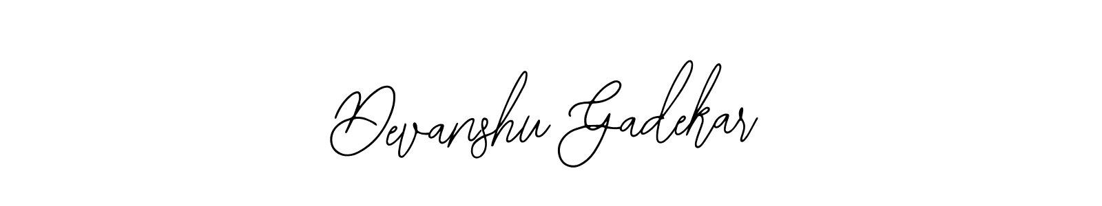 Also we have Devanshu Gadekar name is the best signature style. Create professional handwritten signature collection using Bearetta-2O07w autograph style. Devanshu Gadekar signature style 12 images and pictures png