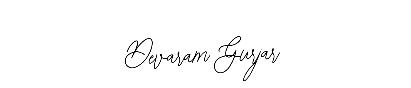 The best way (Bearetta-2O07w) to make a short signature is to pick only two or three words in your name. The name Devaram Gurjar include a total of six letters. For converting this name. Devaram Gurjar signature style 12 images and pictures png