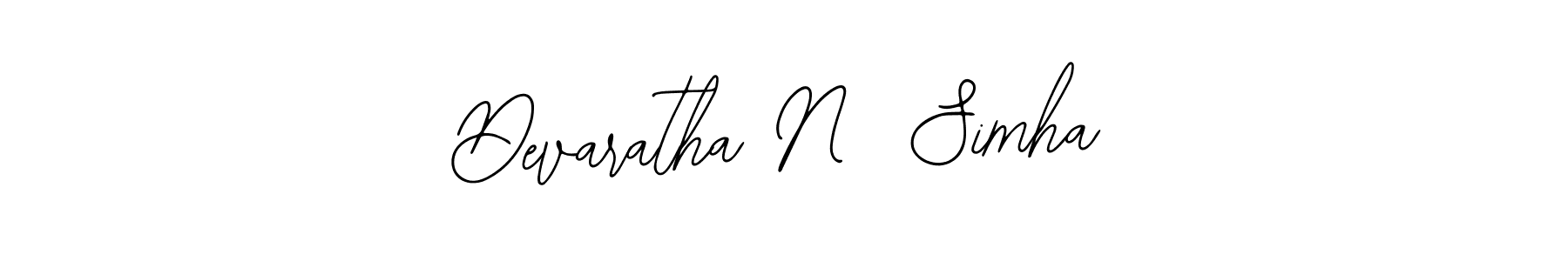 How to make Devaratha N  Simha signature? Bearetta-2O07w is a professional autograph style. Create handwritten signature for Devaratha N  Simha name. Devaratha N  Simha signature style 12 images and pictures png