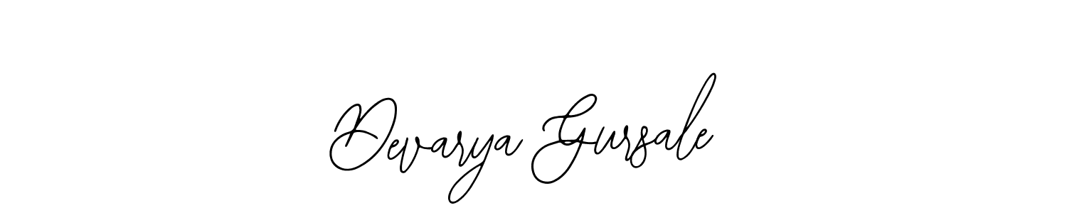 Use a signature maker to create a handwritten signature online. With this signature software, you can design (Bearetta-2O07w) your own signature for name Devarya Gursale. Devarya Gursale signature style 12 images and pictures png