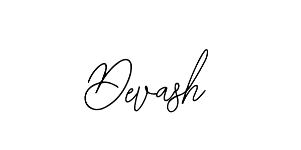 Use a signature maker to create a handwritten signature online. With this signature software, you can design (Bearetta-2O07w) your own signature for name Devash. Devash signature style 12 images and pictures png