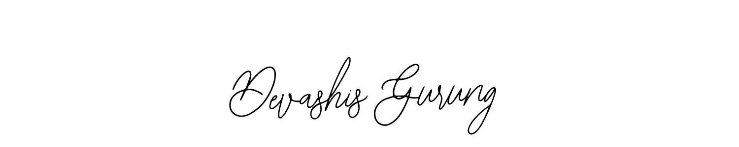 Make a beautiful signature design for name Devashis Gurung. Use this online signature maker to create a handwritten signature for free. Devashis Gurung signature style 12 images and pictures png