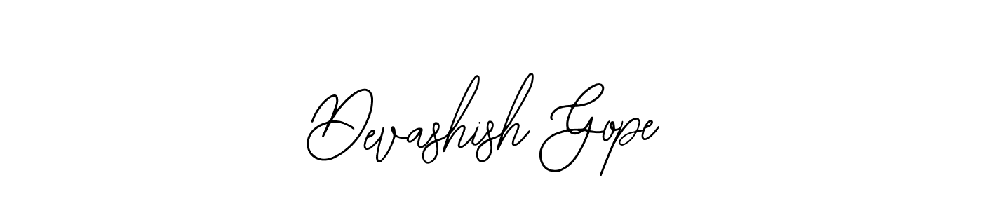 Also You can easily find your signature by using the search form. We will create Devashish Gope name handwritten signature images for you free of cost using Bearetta-2O07w sign style. Devashish Gope signature style 12 images and pictures png