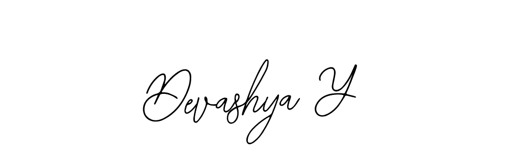 Also we have Devashya Y name is the best signature style. Create professional handwritten signature collection using Bearetta-2O07w autograph style. Devashya Y signature style 12 images and pictures png