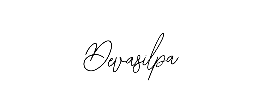 How to make Devasilpa name signature. Use Bearetta-2O07w style for creating short signs online. This is the latest handwritten sign. Devasilpa signature style 12 images and pictures png