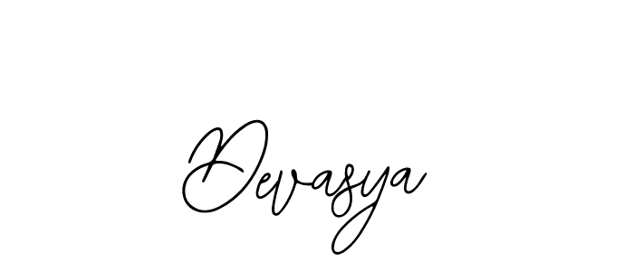Bearetta-2O07w is a professional signature style that is perfect for those who want to add a touch of class to their signature. It is also a great choice for those who want to make their signature more unique. Get Devasya name to fancy signature for free. Devasya signature style 12 images and pictures png