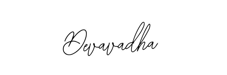 Design your own signature with our free online signature maker. With this signature software, you can create a handwritten (Bearetta-2O07w) signature for name Devavadha. Devavadha signature style 12 images and pictures png