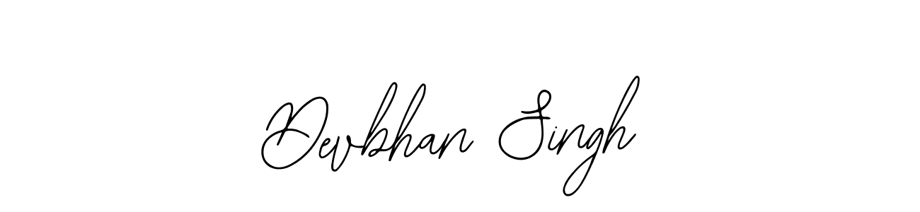 How to make Devbhan Singh signature? Bearetta-2O07w is a professional autograph style. Create handwritten signature for Devbhan Singh name. Devbhan Singh signature style 12 images and pictures png