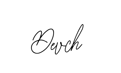 Use a signature maker to create a handwritten signature online. With this signature software, you can design (Bearetta-2O07w) your own signature for name Devch. Devch signature style 12 images and pictures png